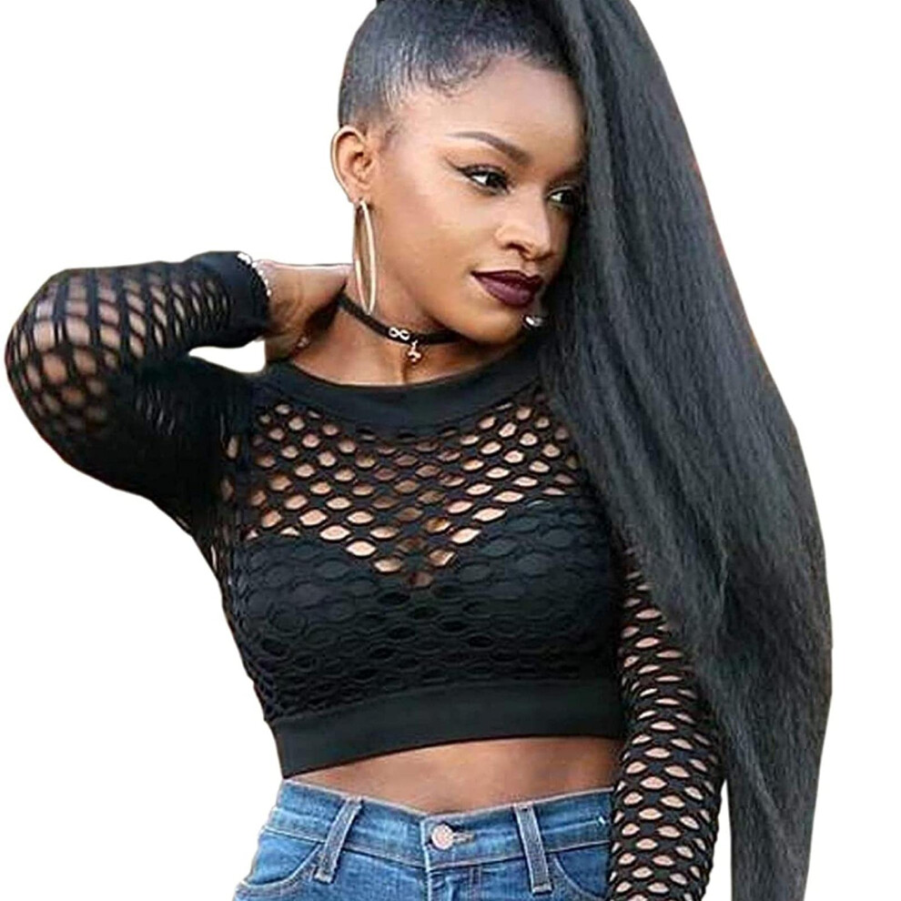 Unisex Black Brazilian Lace Front Wig 13X4 Swiss Preplucked Kinky Straight Natural Human Hair For Women