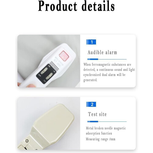 Handheld Needle Detector for Textiles with  Sensitivity Broken Needle Finder and Alarm 2