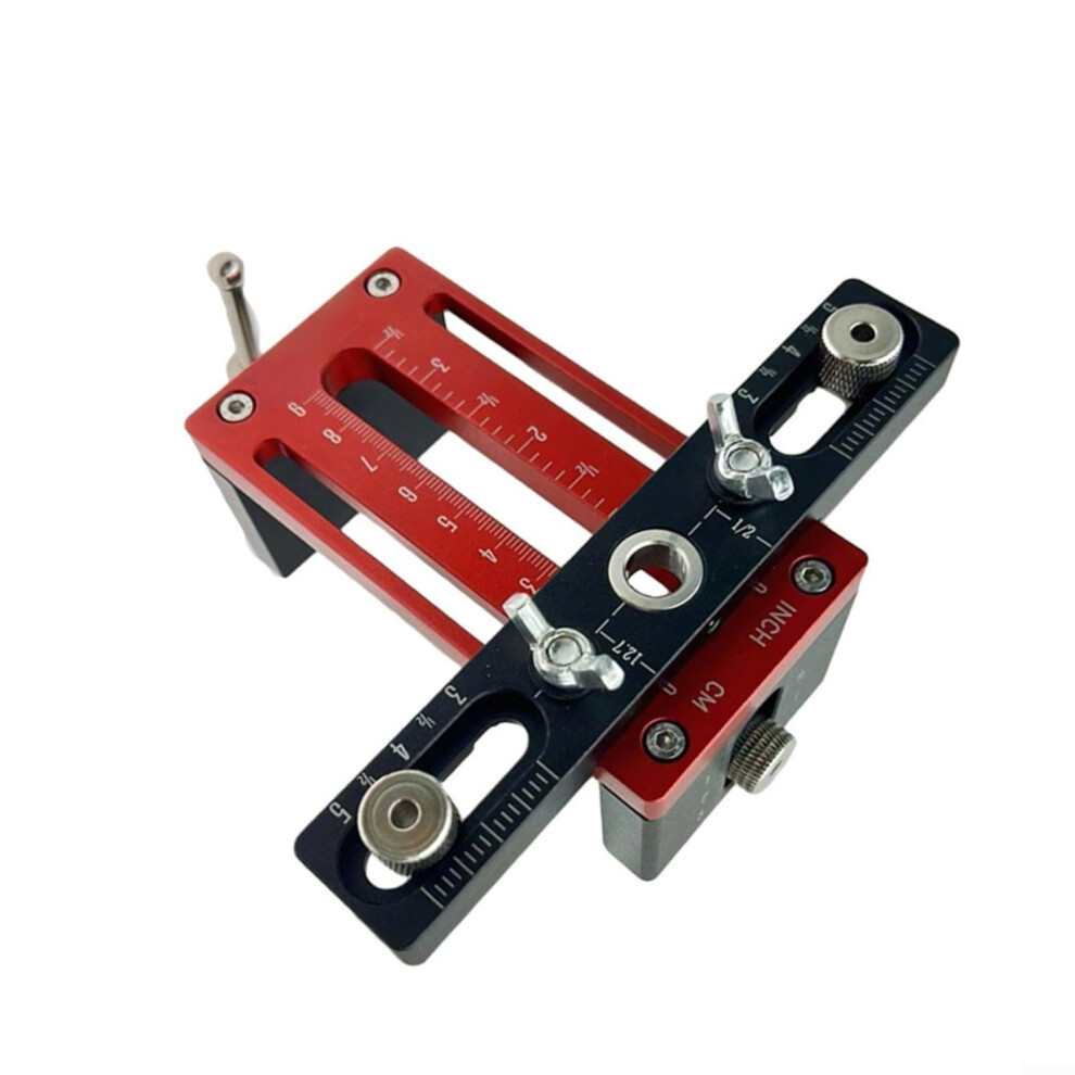 Cabinet Door Installation Positioner Aluminum Alloy Cabinet Door Positioner Adjustable Length Heavyduty Tool Red 9365369563230