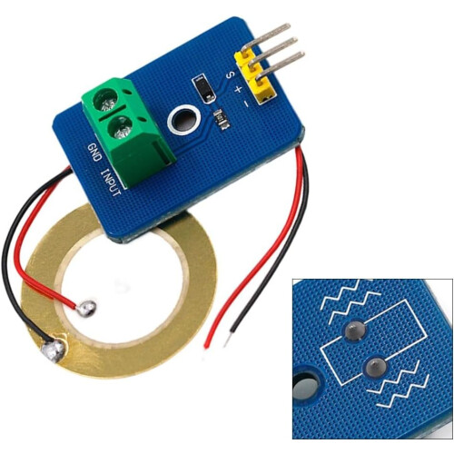 Analog Piezoelectric Vibration Sensor Modules 10Piece Set Compatible Analog Output Voltage Support 2