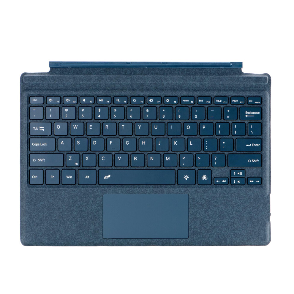 Keyboard Wireless Tooth With Touchpad 7Color Backlit Magnetic Cover 37 For Surface Pro Blue 9164114380821