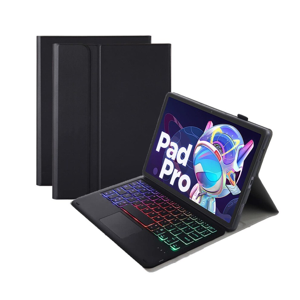 Magnetic Detachable Backlit Bluetooth Keyboard Case For Lenovo Tab M10 3Rd Gen 10.1 Inch Black 9365369563643