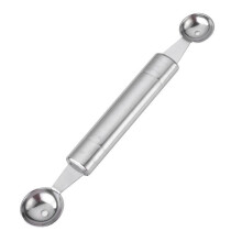 DoubleSided Melon Baller Scoop Stainless Steel Fruit Ball Maker for Watermelon and Ice Cream