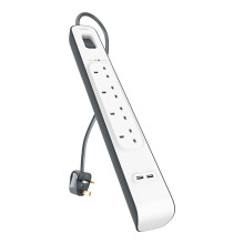 Belkin Extension Lead with USB Slots x 2 (2.4 A Sh