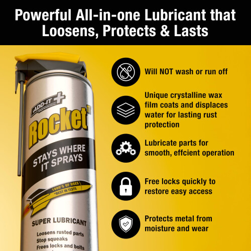 Rocket TT Super Tube Lubricant Spray 450ml | Rust 1