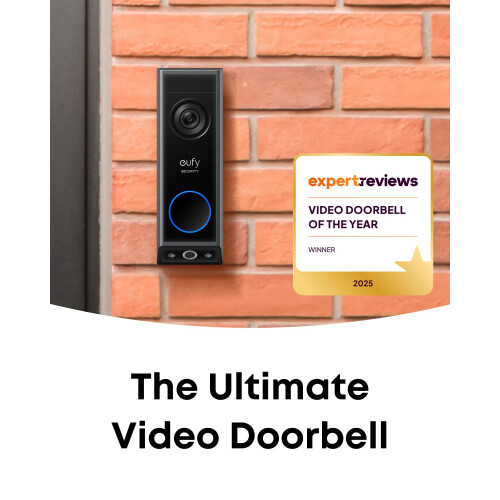 eufy Security Video Doorbell E340 Dual Cameras wit 1