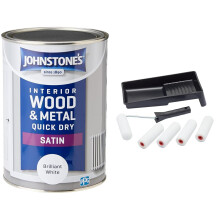 Johnstone's - Quick Dry Satin - Brilliant White -