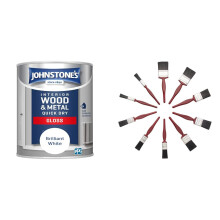 Johnstone's - Quick Dry Gloss - Brilliant White -
