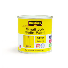 RUSTINS Small Job Satin Paint Buttercup 250ml