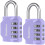 SharkByte 2 Pack Heavy Duty Combination Padlocks – 1