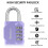 SharkByte 2 Pack Heavy Duty Combination Padlocks – 4