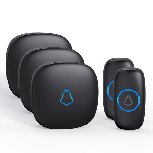 SECRUI Wireless Doorbell, Waterproof Electric Plug