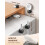 Lamicall [360 Rotatable] Spring Cable Holder Clip 4