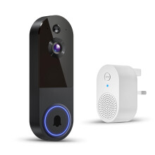 FameVibe 1080P Wireless Video Doorbell Camera, AI