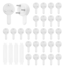 120pcs Non-Trace Picture Hooks for Hard Walls, Picture Hanging Kit with Nail Holder, Frames Hooks for Hanging Picture on Lime,Plasterboard, Drywa