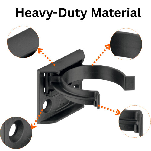 Heavy-Duty Plastic Kitchen Plinth Clips with Brack 1