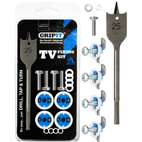 Gripit Blue Heavy-Duty Plasterboard Fixings - TV M