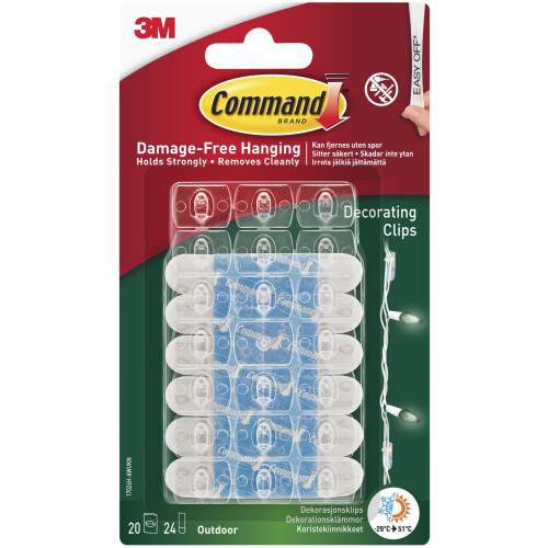 Command Outdoor Decorating Clips 17026H-AW