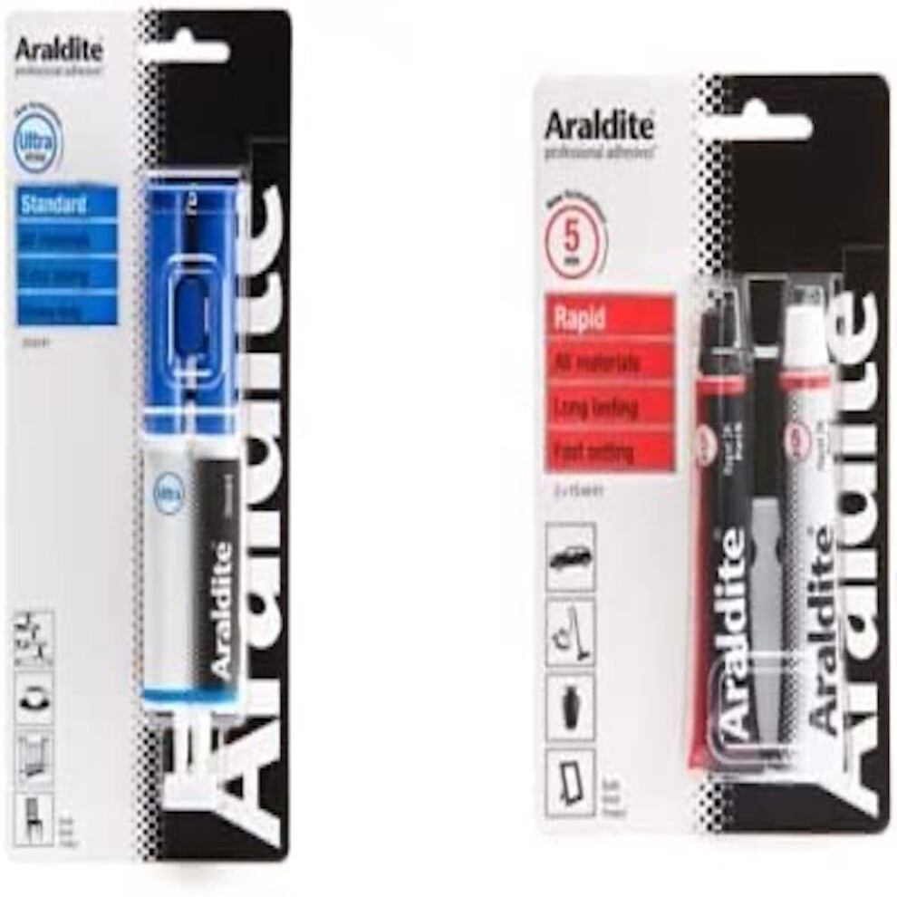 Araldite Ara-400003 Standard Syringe Epoxy, 24 Ml 87258479