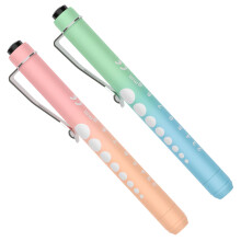 RISEMART Pen Torch, 2PCS Pen Light LED Pupil Gauge