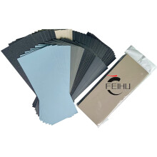 FEIHU Ultra Fine 51 Sheet Wet Dry Sandpaper. 120 to 3000, 5000, 7000, 8000,10000 Assorted Grit Sand paper.9X3.6 Inches for Automotive Sanding High gr