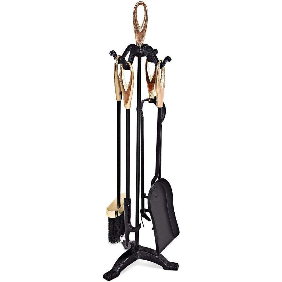 5 Pieces Companion Set Fireside Fire Tools Firepla 12642496