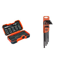 Bahco BH59/S100BC 100 Pcs Bit Set for Slotted, Phi
