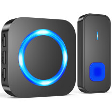 SURFOU Wireless Doorbell, Plug in Waterproof Battery Operated Cordless Electric Door Bell Chime Kit Operating at 1,300 Feet / 400M Long Range with 55