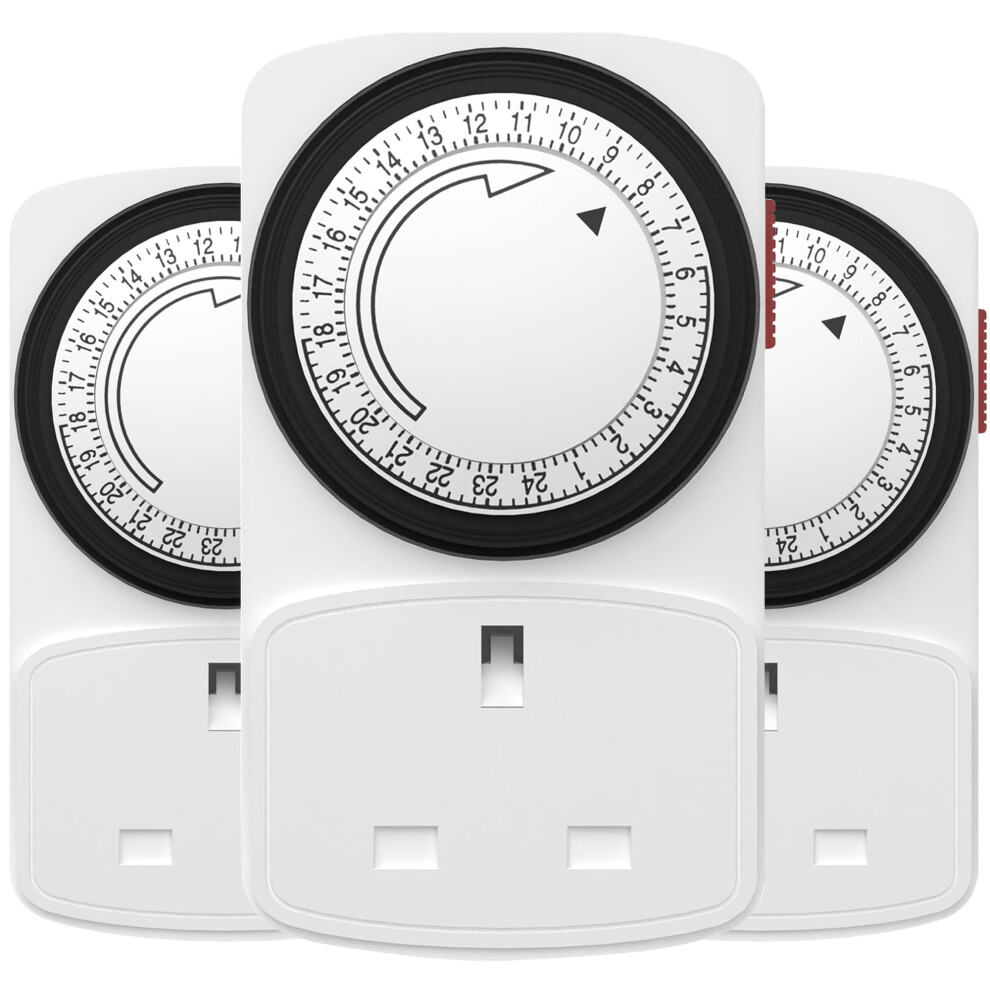 Hbn Mechanical Timer Plug Socket, 24 Hour Segment 11989714