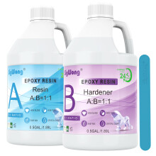 Epoxy Resin Clear Crystal Coating Kit 3.78l/4kg -
