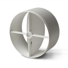 100mm In-line Extractor Fan Vent Back Draught Shut