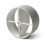 Manrose 100mm In-line Extractor Fan Vent Back Draught Shut 1