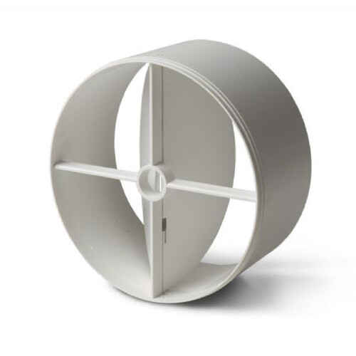 Manrose 100mm In-line Extractor Fan Vent Back Draught Shut