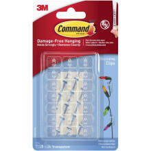 Command Decorative clips, pack of 20 mini hooks an