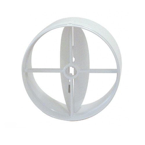 Manrose 100mm In-line Extractor Fan Vent Back Draught Shut 2