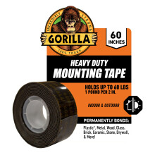 Gorilla - Heavy Duty Double Sided Mounting Tape, W