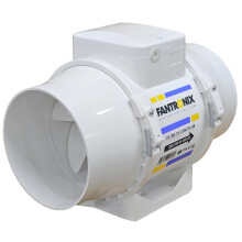 Fantronix 5 inch 125mm Diameter In-Line Bathroom E