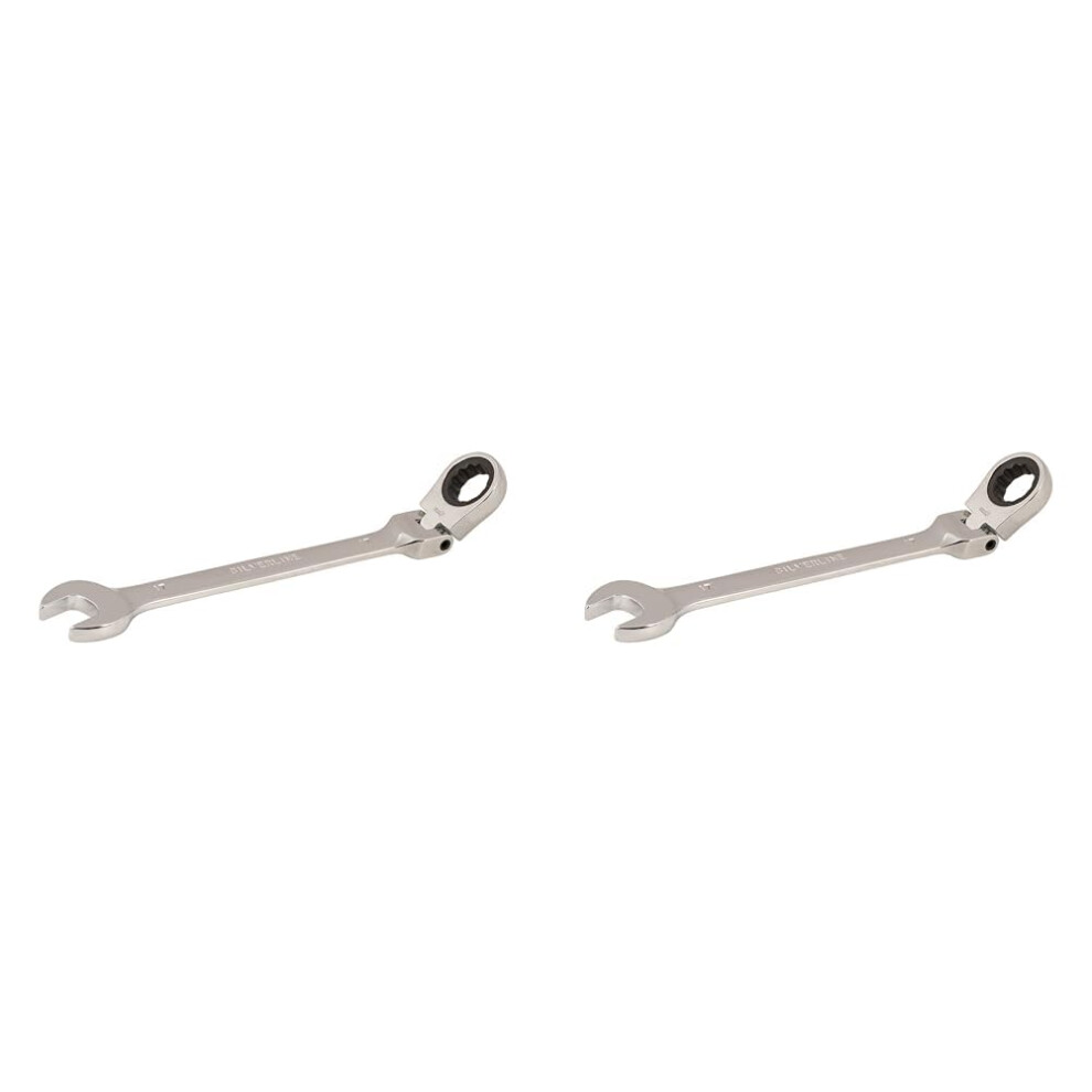 Silverline 580470 Flexible Head Ratchet Spanner 17