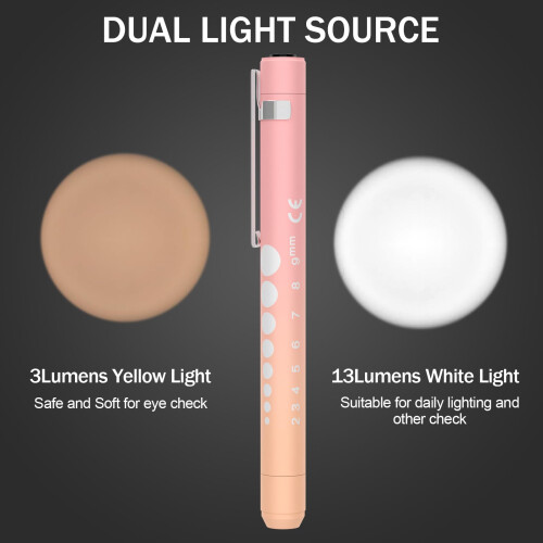 Pen Torch Rechargeable, RISEMART 1PCS Pen Light LE 2