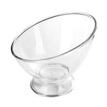 Large Serving Bowl Clear Glass Salad Bowl for Kitchen Countertop Fruit Display