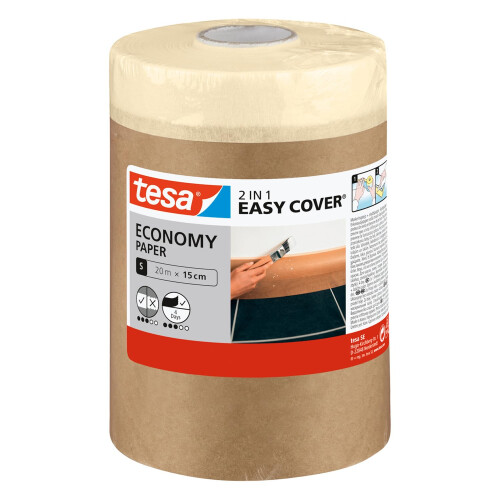 tesa Easy Cover UNIVERSAL Paper - 2in1 painter's m