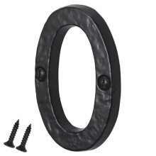 SISI UK Black Cast Iron Numbers Front House Door