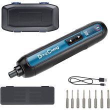 DongCheng 4V Cordless Electric Screwdriver, 2000mA