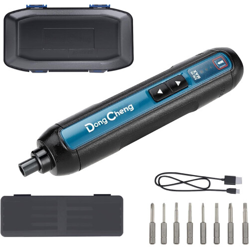 DongCheng 4V Cordless Electric Screwdriver, 2000mA