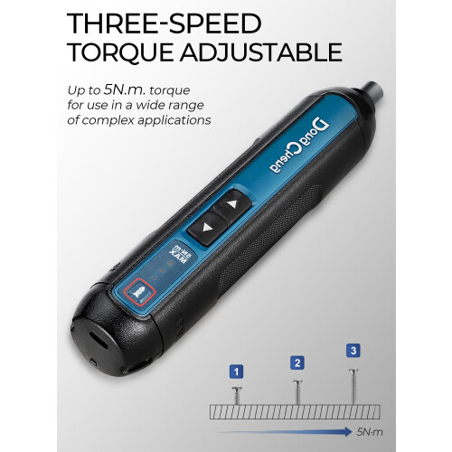 DongCheng 4V Cordless Electric Screwdriver, 2000mA 1