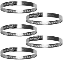 5 Pack Jubilee Clips Hose Clips 91-114 mm Adjustab