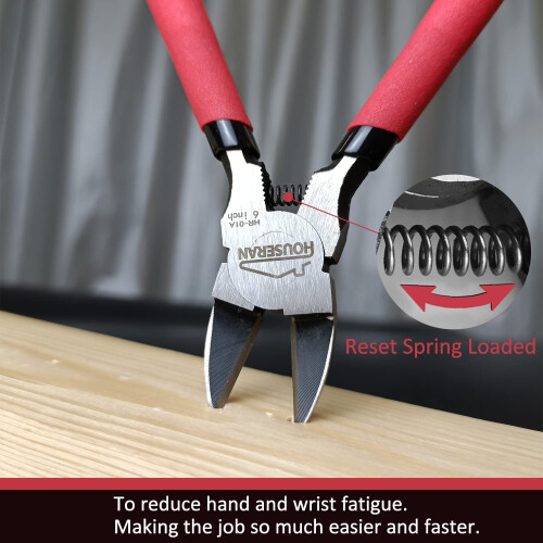 HOUSERAN Side Cutters, Wire Cutter, 5 Pack, Flush 2