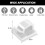 50PCS Cable Clips, Self Adhesive Cable Clips Outdo 2