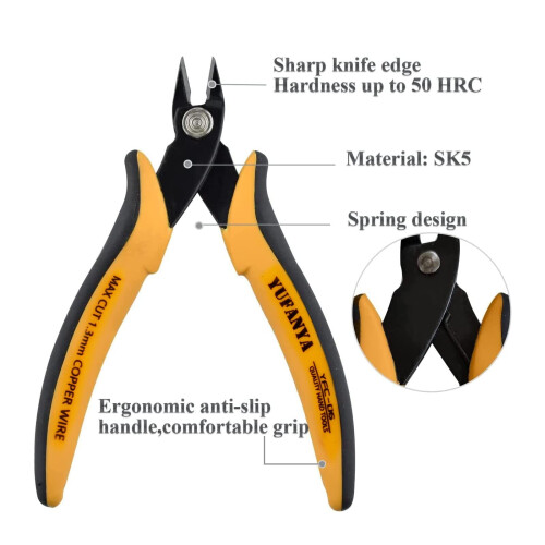 1pcs Mini Wire Cutters-Flush Cutters,Small Side Cu 2