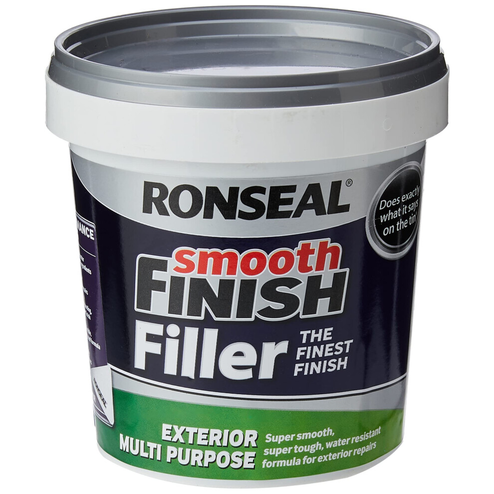 Ronseal - Smooth Finish Exterior Multi Purpose Ready Mix Filler Tub 1.2 Kg